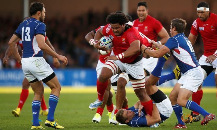 Tonga si Namibia au facut spectacol pe Sandy Park din Exeter.
