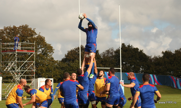 Nationala de rugby a Romaniei a inceput pregatirea pentru meciul cu Portugalia.