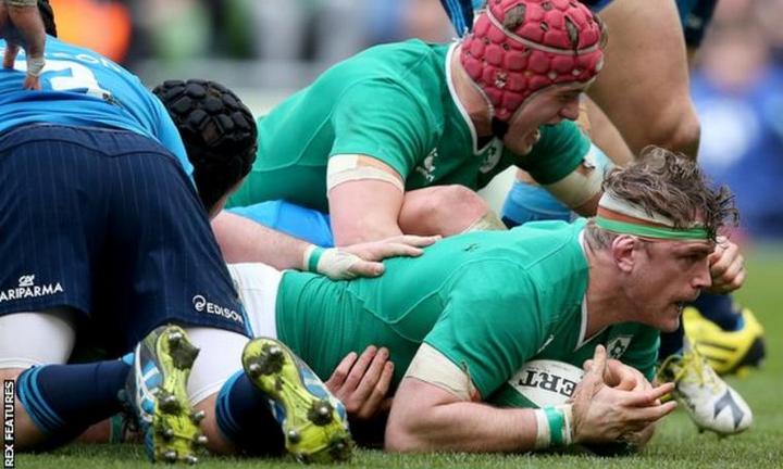 Irlanda a reusit scorul acestei editii din Six Nations impotriva Italiei.