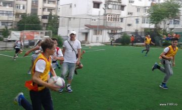 Peste 120 de copii au jucat rugby la Bals, la prima editie a „Cupei Stejarii”.