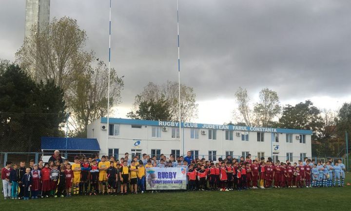200 de copii au participat la etapa a IV-a „Cupa Toamnei” la mini-rugby, organizata de ACS Rugby Team Constanta.