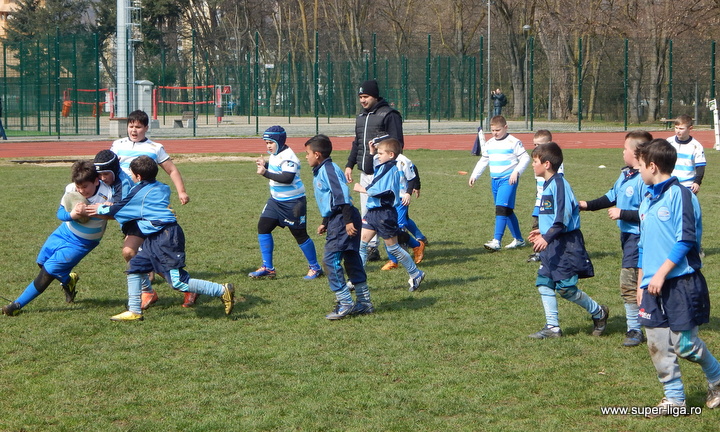 La Cluj,a avut loc etapa I-a a returului campionatului regional de minirugby.