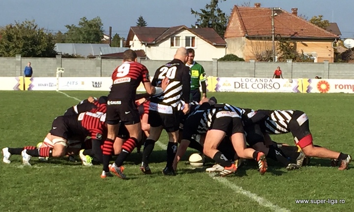 Universitatea Cluj se va confrunta cu Timisoara Saracens in etapa a V-a din SuperLiga CEC Bank.